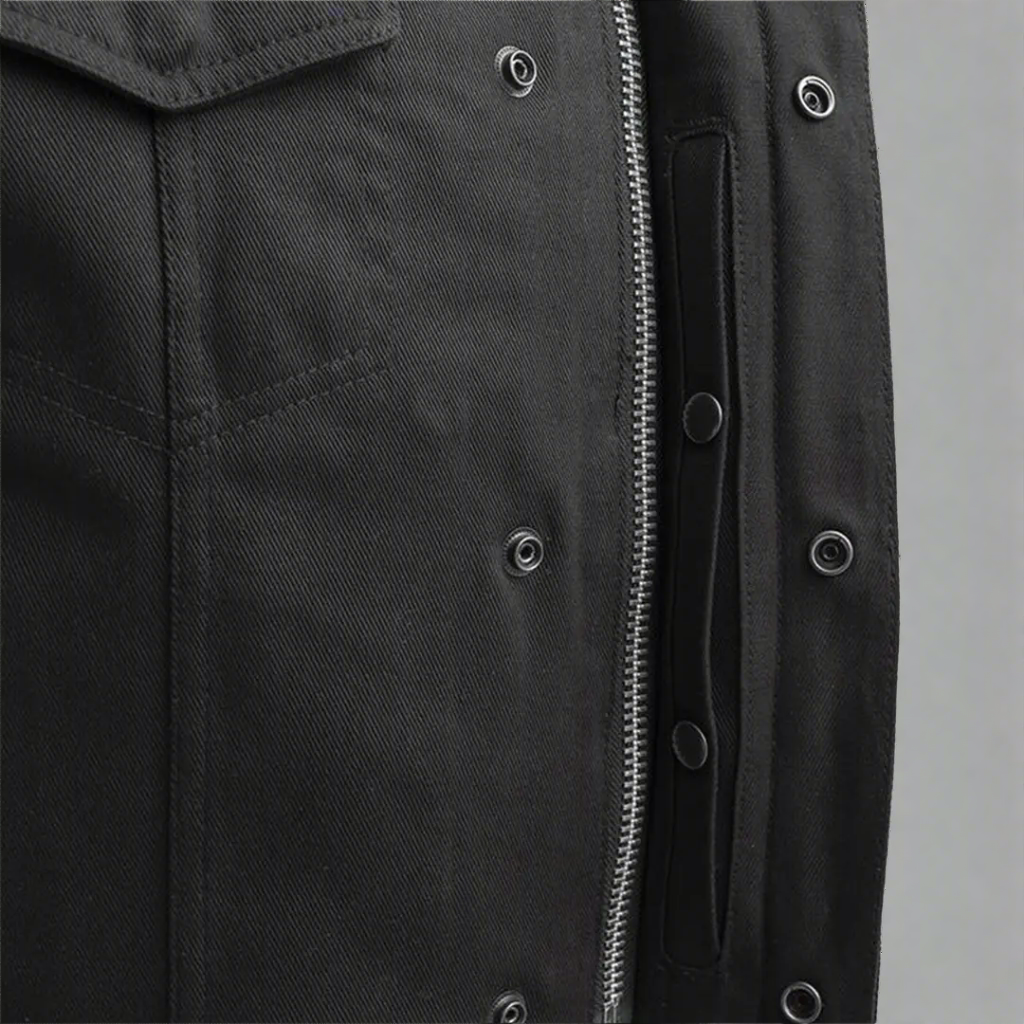 Gilet de moto en sergé First MFG Co. pour hommes