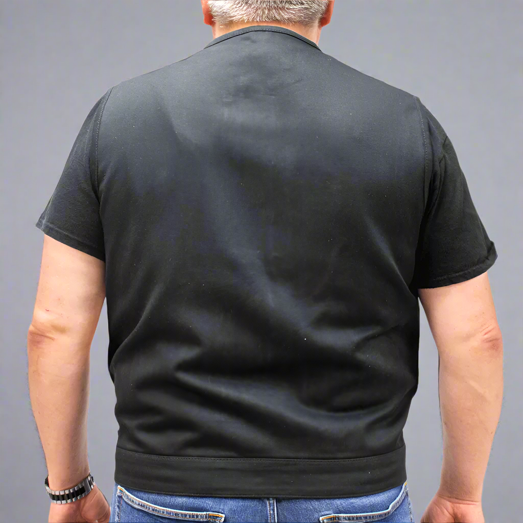Gilet de moto en sergé First MFG Co. pour hommes