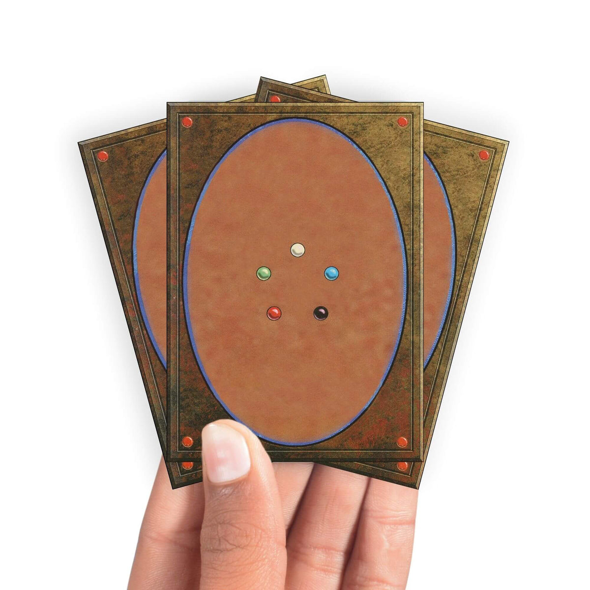 Cinq Protège-cartes Orbes de Mana