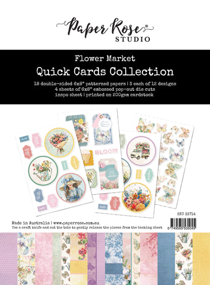 Kit de cartes rapides Fleuriste 33714