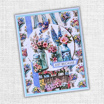Lot de papiers prédécoupés Flower Shoppe 33141