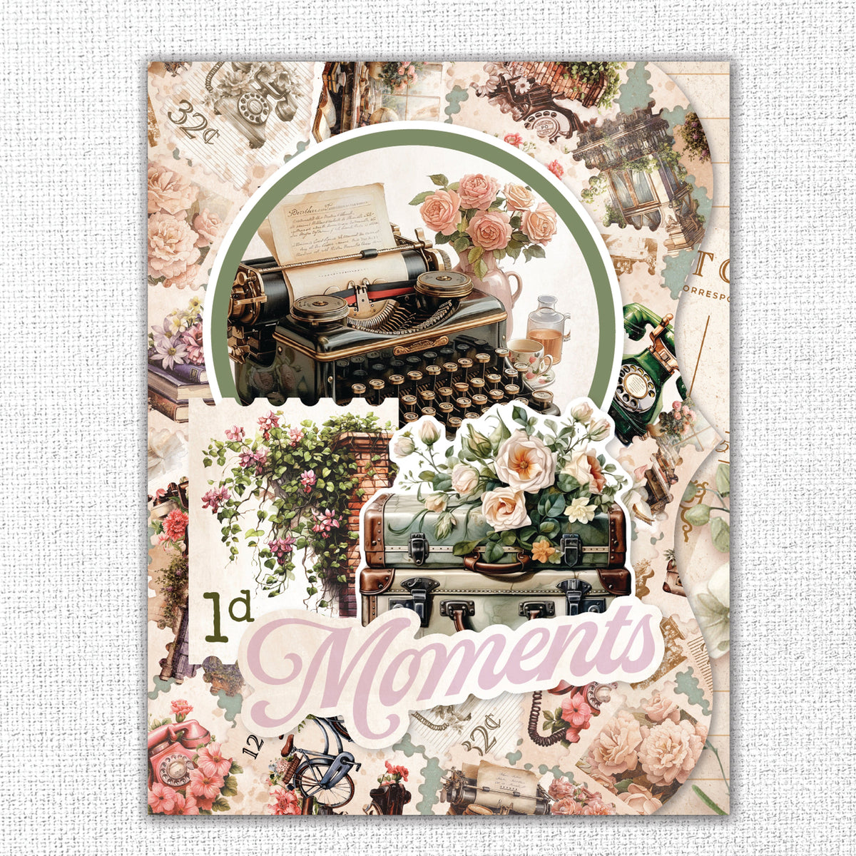 Afternoon in the Park 8.5" x 11" Mini Junk Journal Folio Kit 34989