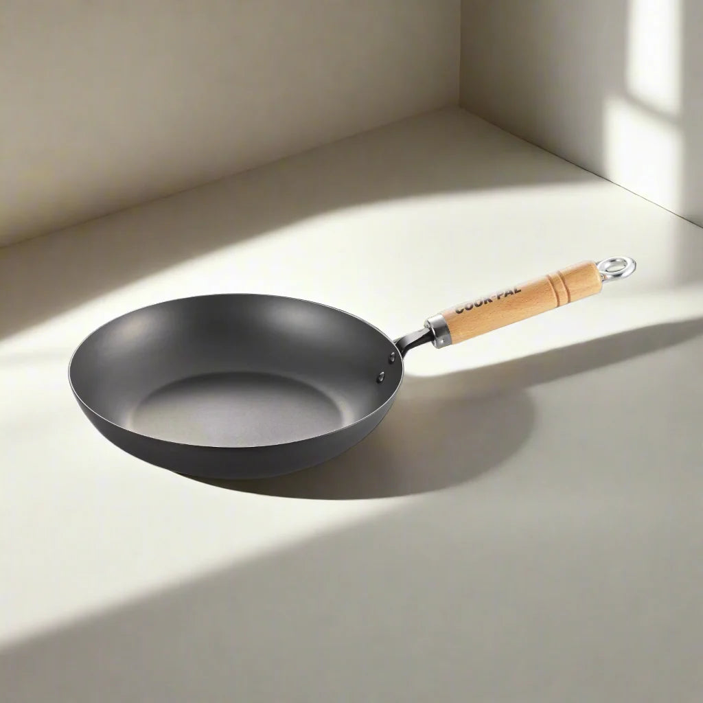 Yoshikawa Cook-Pal Ren 28cm Nitrided Carbon Steel Fry Pan