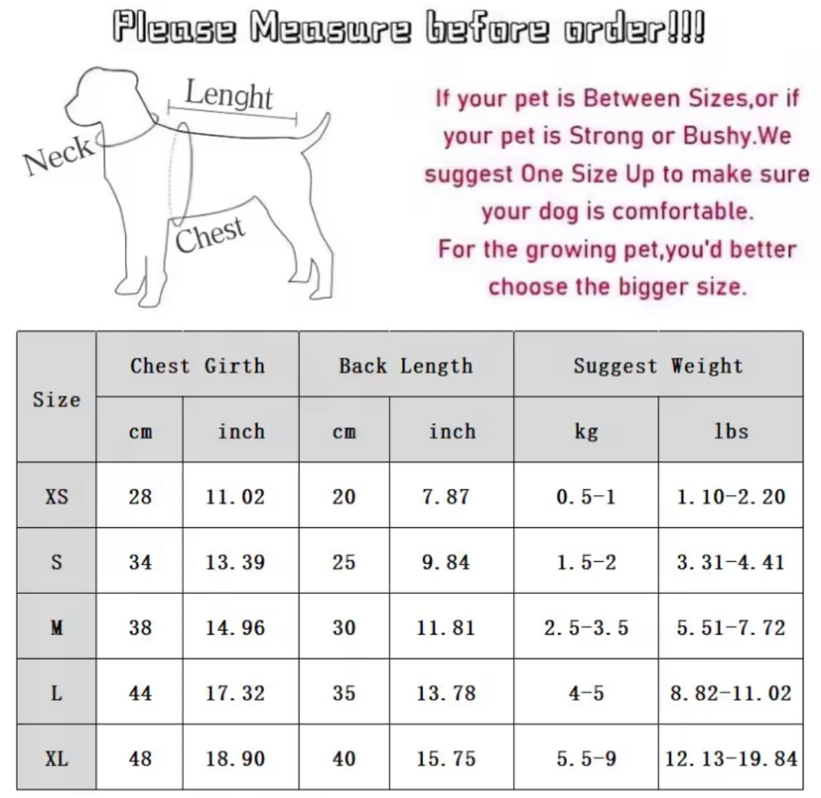 Pull pour chien | Pull pour chien en forme de cœur