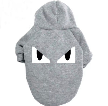 Bat Eyes Dog Hoodie – Luxury Graphic Streetwear Hoodie for Dogs