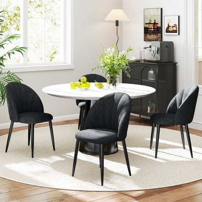 Skylar Modern Dining Chairs Set of 4-Black