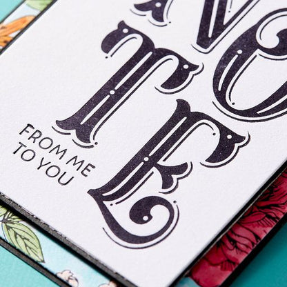 Une presse à imprimer « A Note from Me to You » de la collection BetterPress