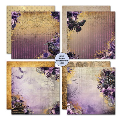 3Quarter Designs Gothic Innovation Lot de Papiers 6x6