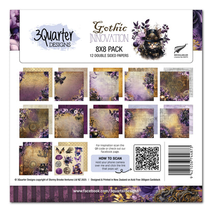 3Quarter Designs Gothic Innovation 8x8 Paper Pack