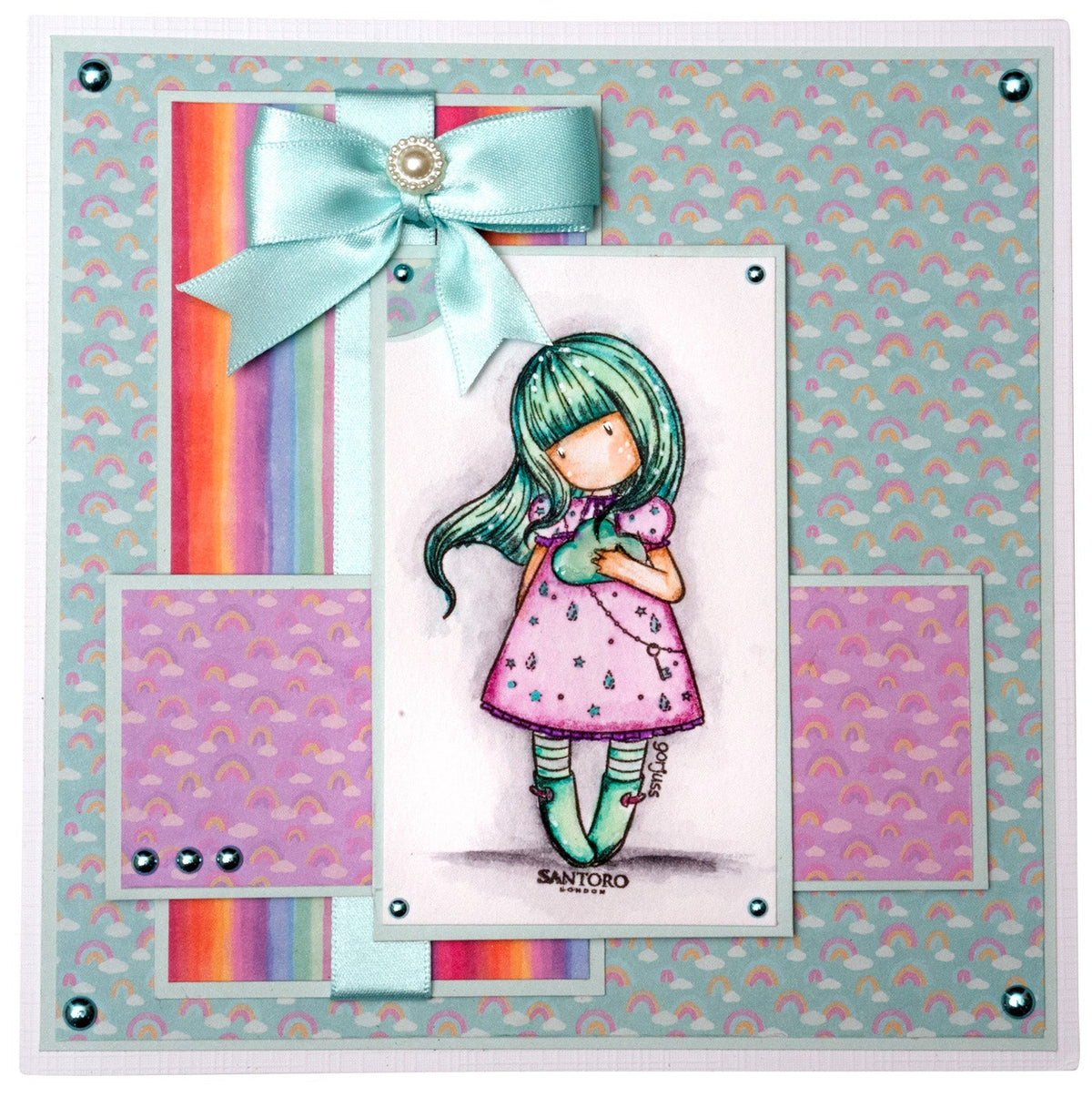 SAN Paper Pad Gorjuss - Be Kind Double-Sided, 18 Designs 203x203x5mm 18 SH nr.123