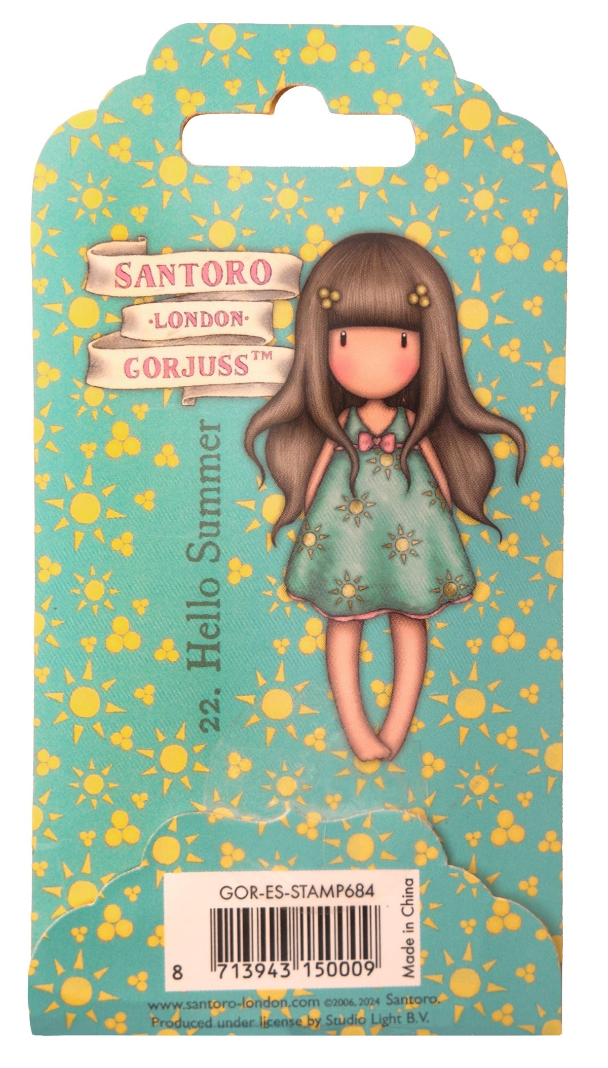 SAN Tampon Adhésif Bonjour l'été Gorjuss Essentials 1 pièce