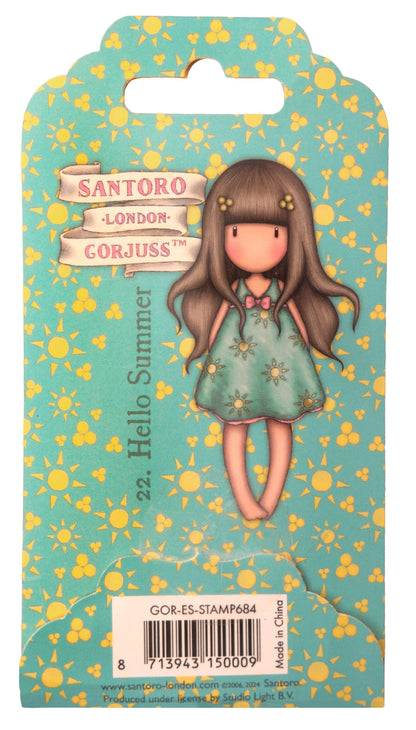 SAN Tampon Adhésif Bonjour l'été Gorjuss Essentials 1 pièce