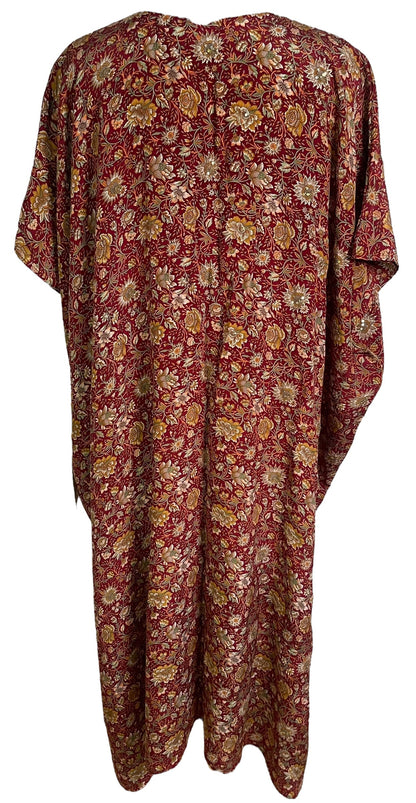 PRC6765 Caftan maxi en pure soie Avatar