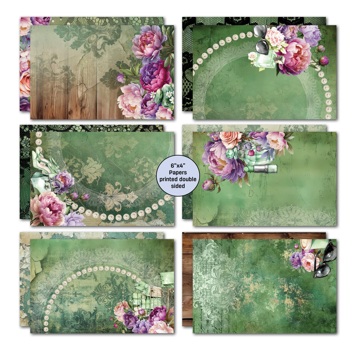3Quarter Designs Cartes de week-end entre filles 6x4 (lot de cartes)