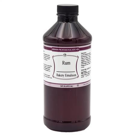 Rum Bakery Emulsion - 4 oz. - 16 oz. - 1 Gallon - 5 Gallons - Bakery Emulsions Canada - Ships Free Within Canada on Orders Above CAD $199