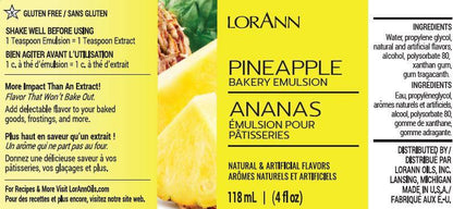 Émulsion de Boulangerie Ananas - 4 oz. - 16 oz., 1 Gallon, 5 Gallons - Émulsions de Boulangerie Canada - Livraison gratuite au Canada pour les commandes de plus de 199 CAD