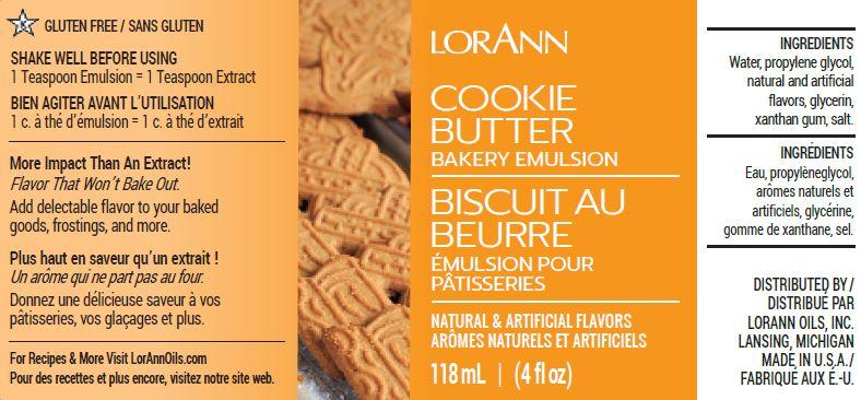 Émulsion de Boulangerie Saveur Spéculoos - 4 oz. - 16 oz., 1 Gallon, 5 Gallons - Émulsions de Boulangerie Canada - Livraison Gratuite au Canada pour les Commandes de Plus de 199 CAD