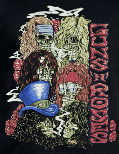 T-shirt crânes vintage Guns 'N' Roses