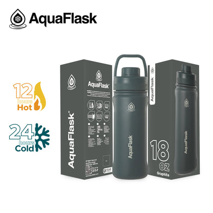 Bouteilles d'eau isothermes sous vide AquaFlask Original 530ml (18oz)