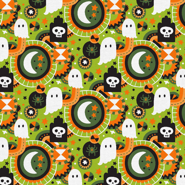 Paintbrush Studio - Nuit d'Halloween - Cimetière - Vert
