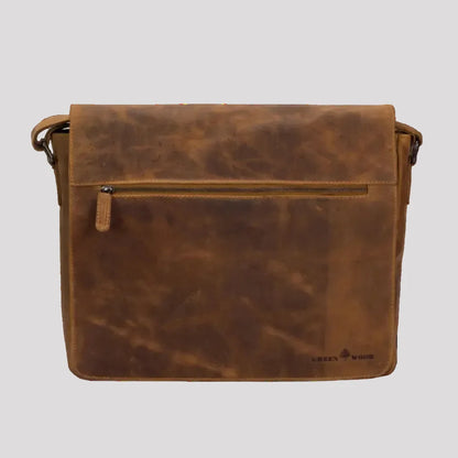 Sacoche pour ordinateur portable en cuir Greenwood