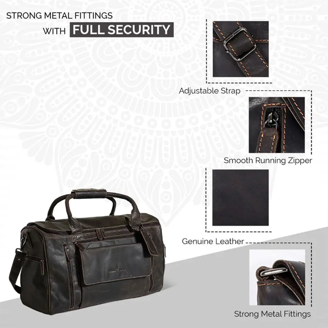 Sac de voyage grand format Greenwood Leather Regina