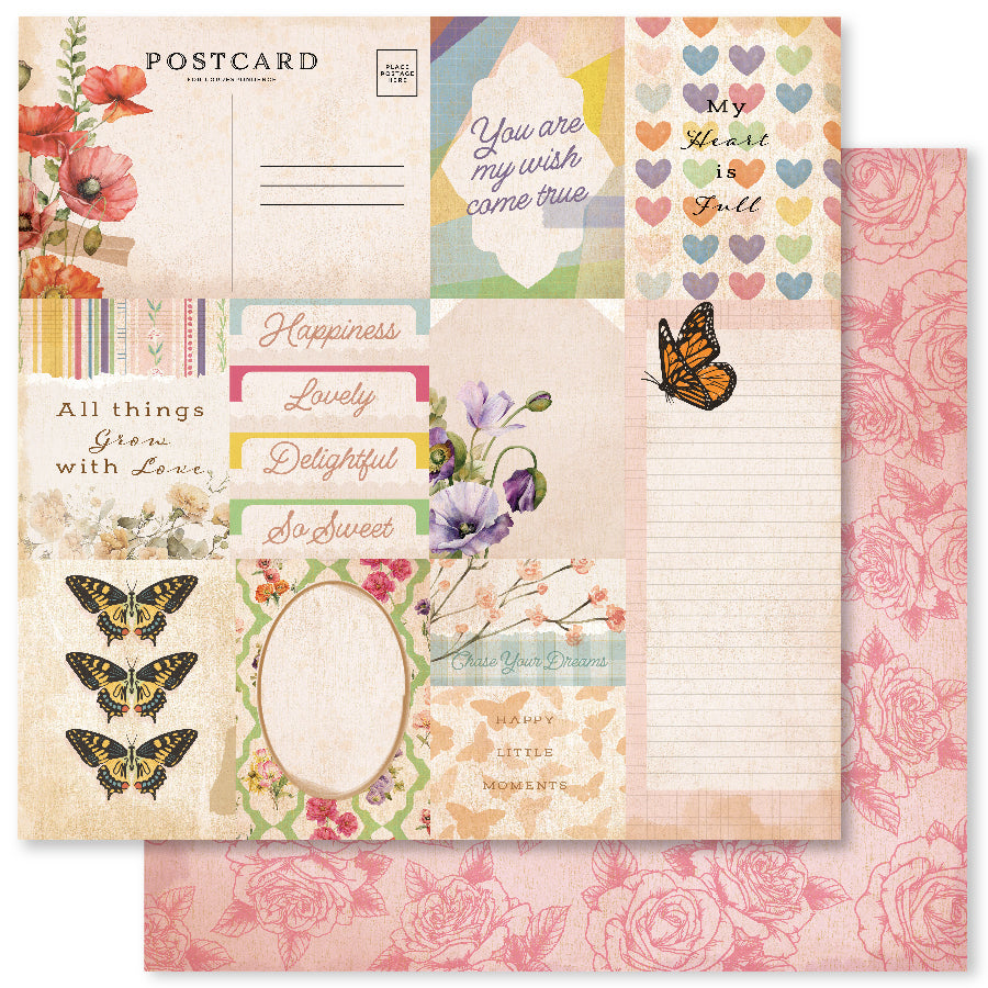 Grow with Love Collection de papiers 30x30 cm 33081