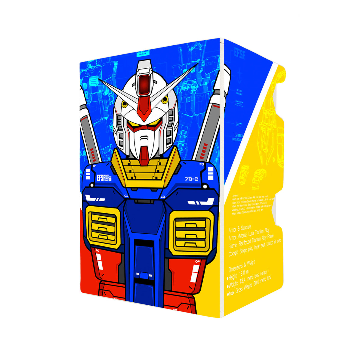 Gundam RX-78-2 - Boîte de rangement de cartes Mach 3