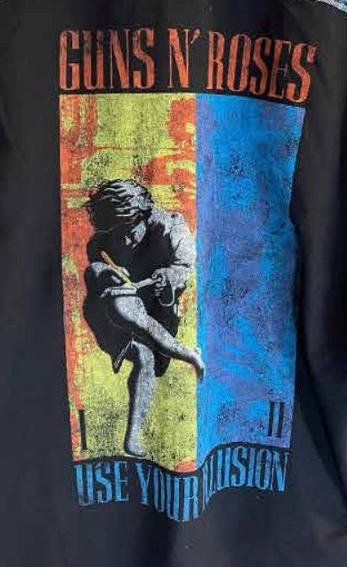 Chemise en flanelle vintage Guns N' Roses '91 Use Your Illusion II