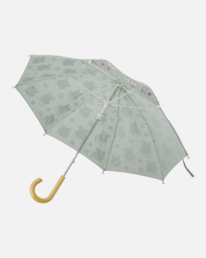 Parapluie à Imprimé Grenouille Verte Changeant de Couleur