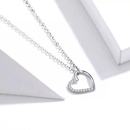 Collier à Chaîne en Argent Sterling 925 Véritable pour Femme - Bijoux Fins 46 cm