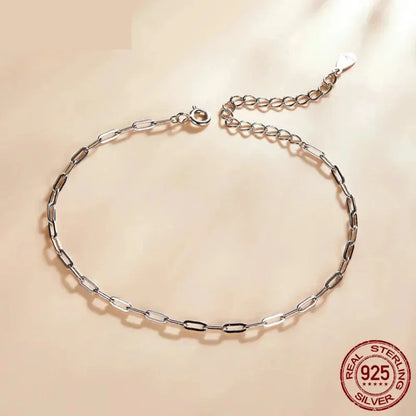 Bracelet chaîne câble en argent sterling 925 plaqué or