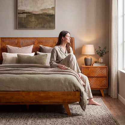 Harmony Solid Wood Bed Frame