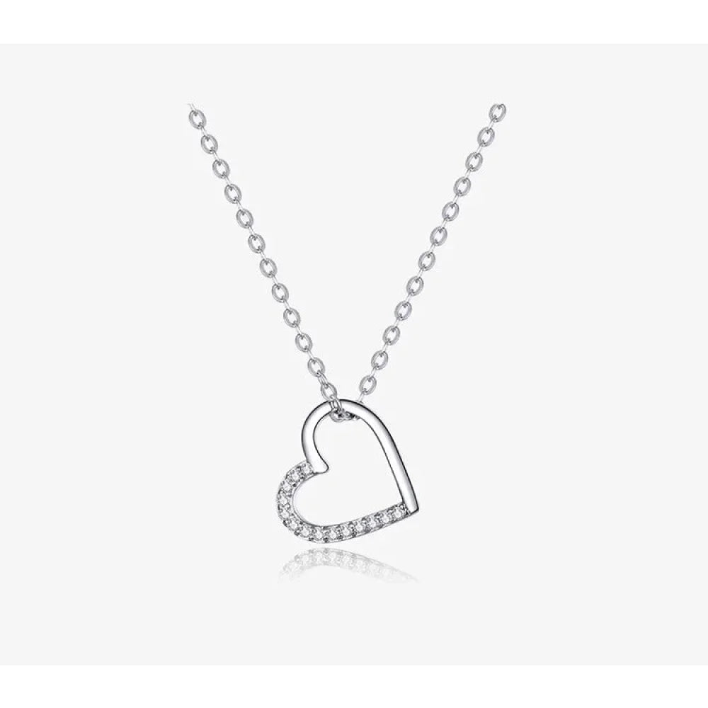 Collier à Chaîne en Argent Sterling 925 Véritable pour Femme - Bijoux Fins 46 cm
