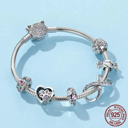 Éblouissez avec élégance grâce aux perles CZ en argent sterling 925 pour bracelets et joncs