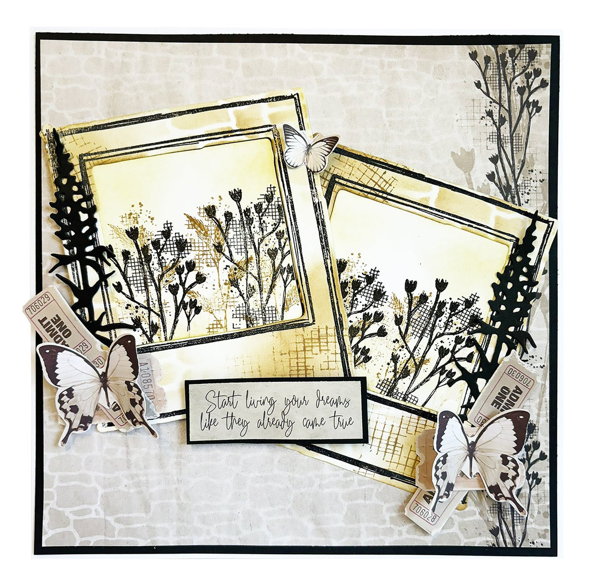 HE Matrice de coupe Éléments floraux Nature's Dream 2 - 3 pc