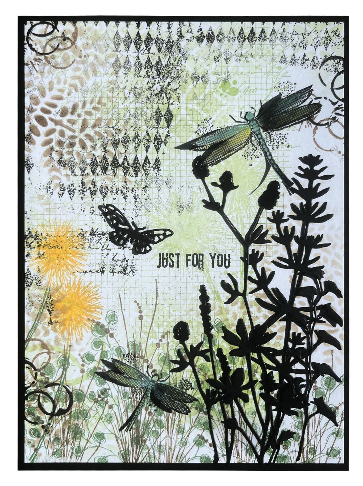 HEN Matrices de découpe Brindilles et Cadres Rêve de la nature 95x143x1mm 8 pc nr.706