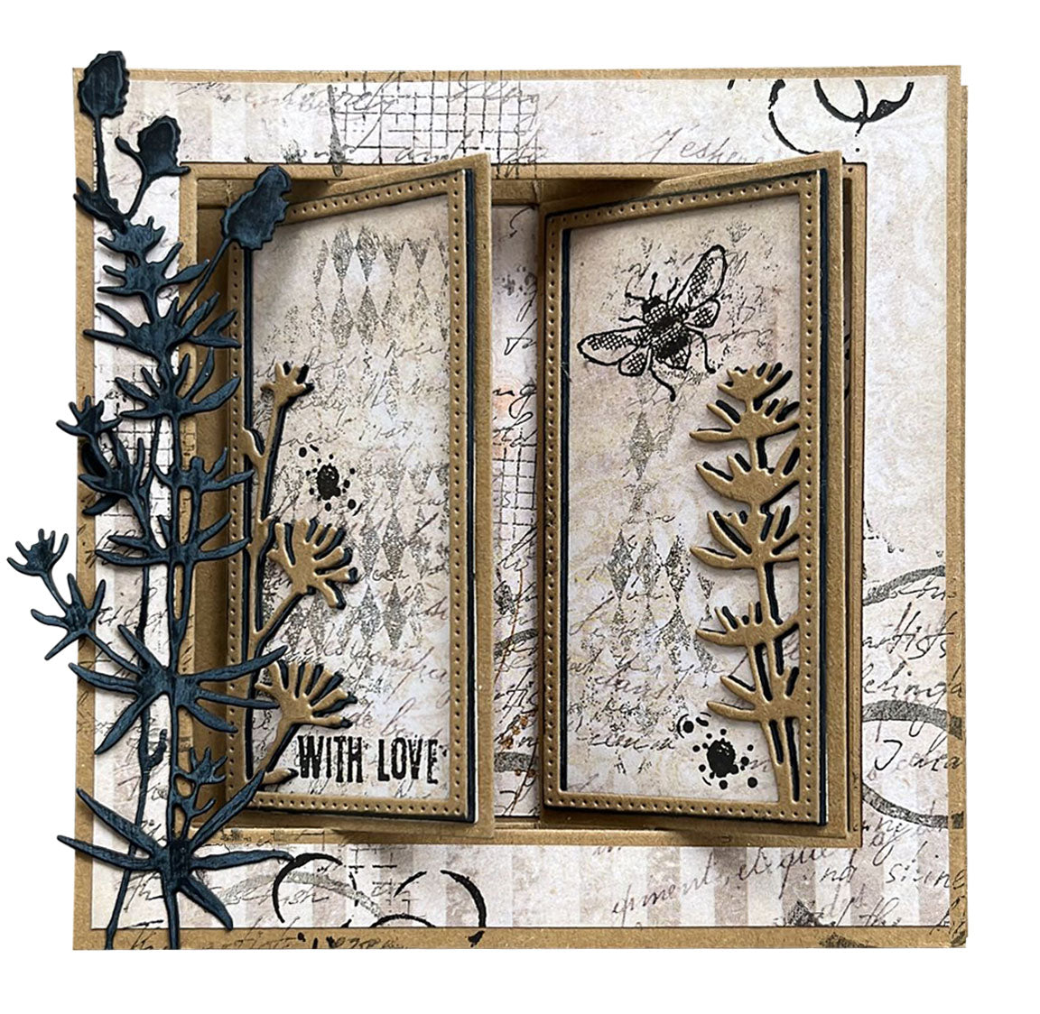 HEN Matrices de découpe Brindilles et Cadres Rêve de la nature 95x143x1mm 8 pc nr.706