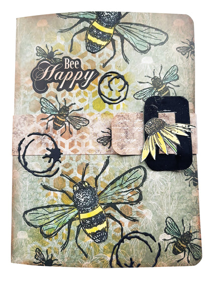 HE Tampon transparent Floral Bits Sweet Bee Memories 16 pièces