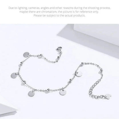 La chevillère moderne géométrique en argent sterling 925