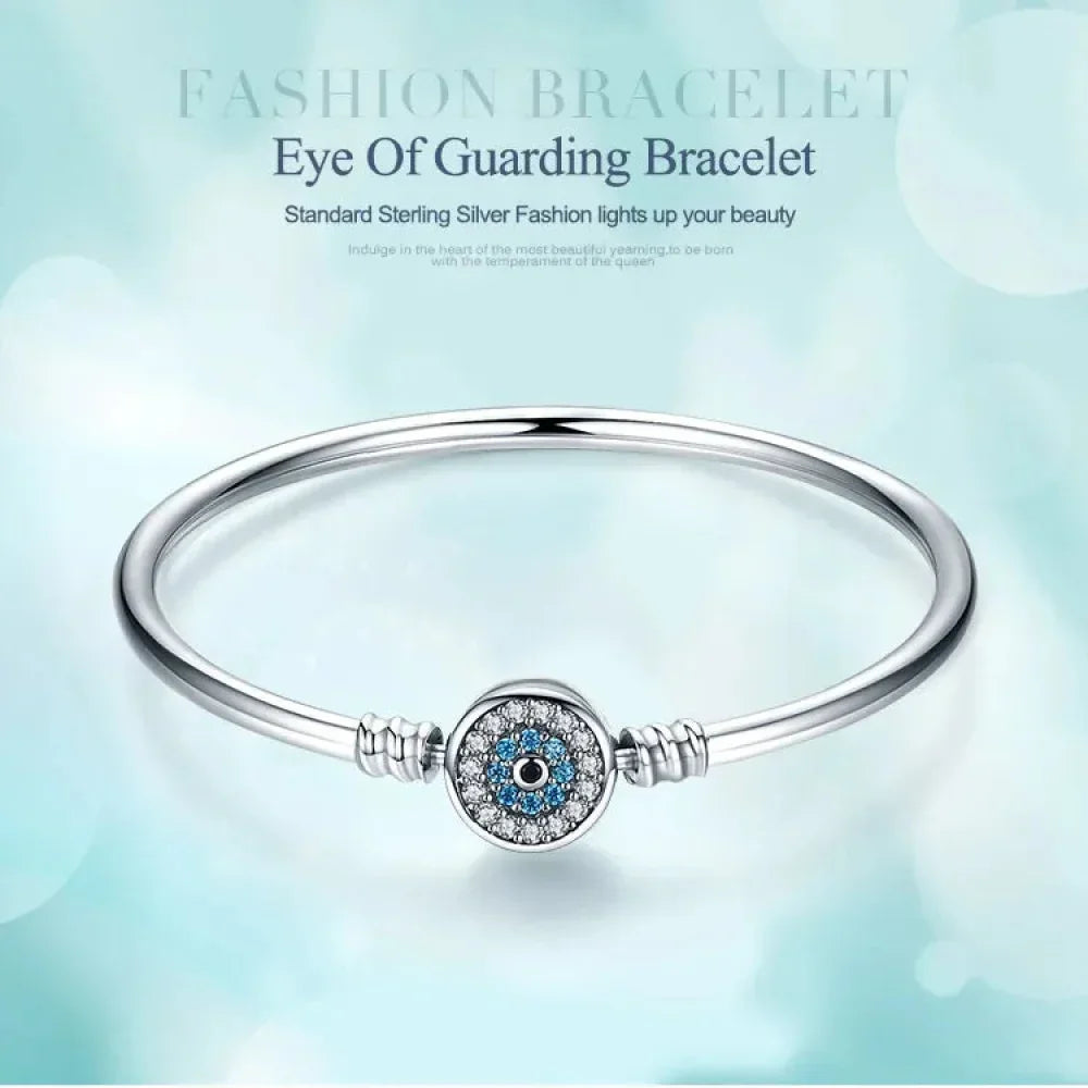 Bracelet jonc en chaîne serpent en argent sterling avec pavé de zircones cubiques