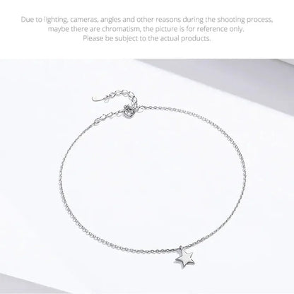La Cheville Étoile Céleste en Argent Sterling 925