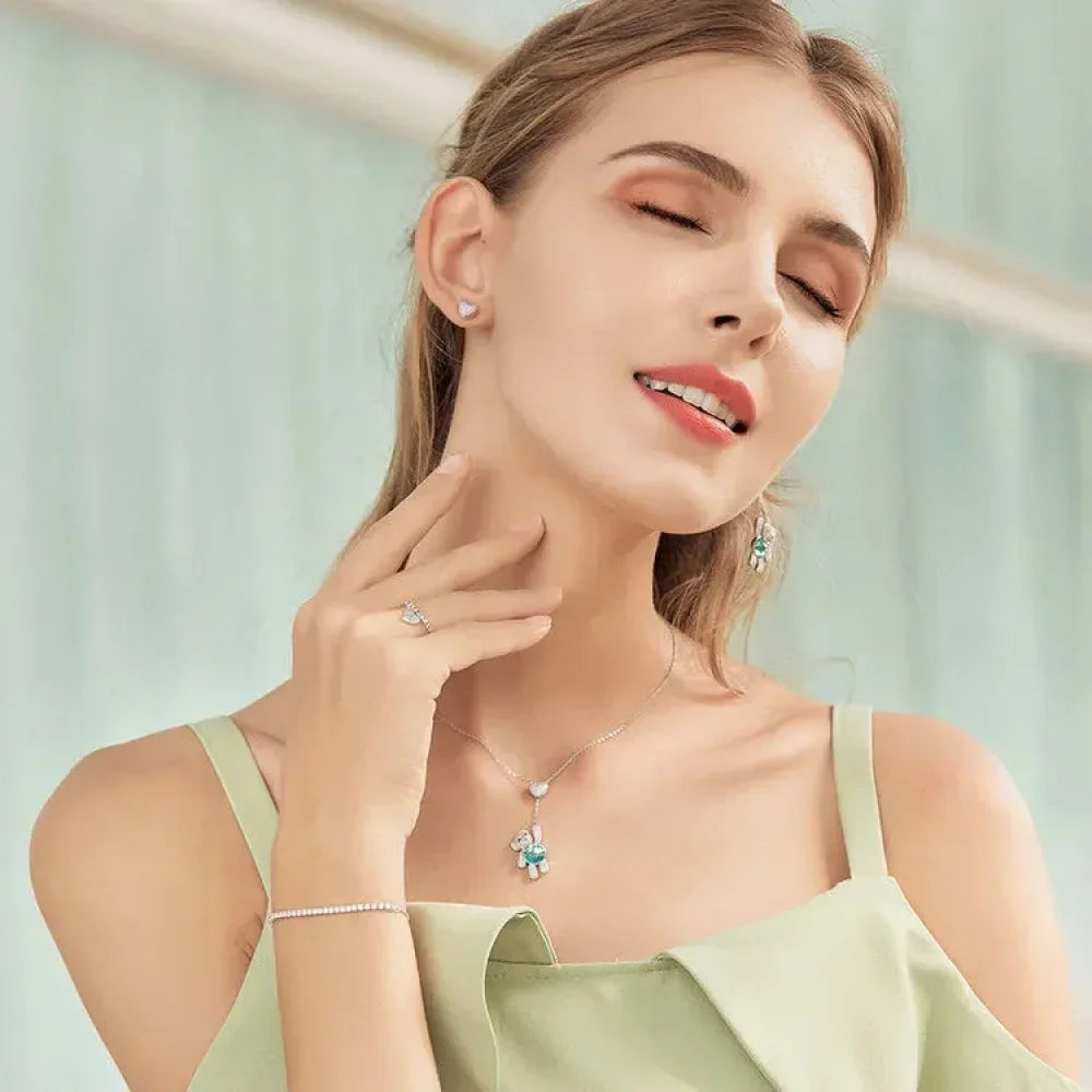 Bracelet de tennis en argent sterling avec oxydes de zirconium – Plaqué or 14K, réglable