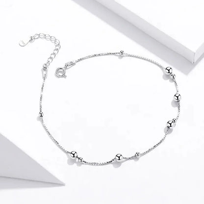 Le Bracelet de Cheville Minimaliste en Argent Sterling 925