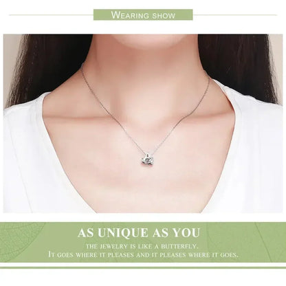 Pendentif Initiales en argent sterling 925 ajouré vintage