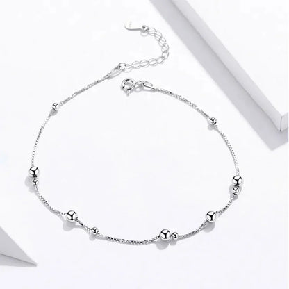 Le Bracelet de Cheville Minimaliste en Argent Sterling 925