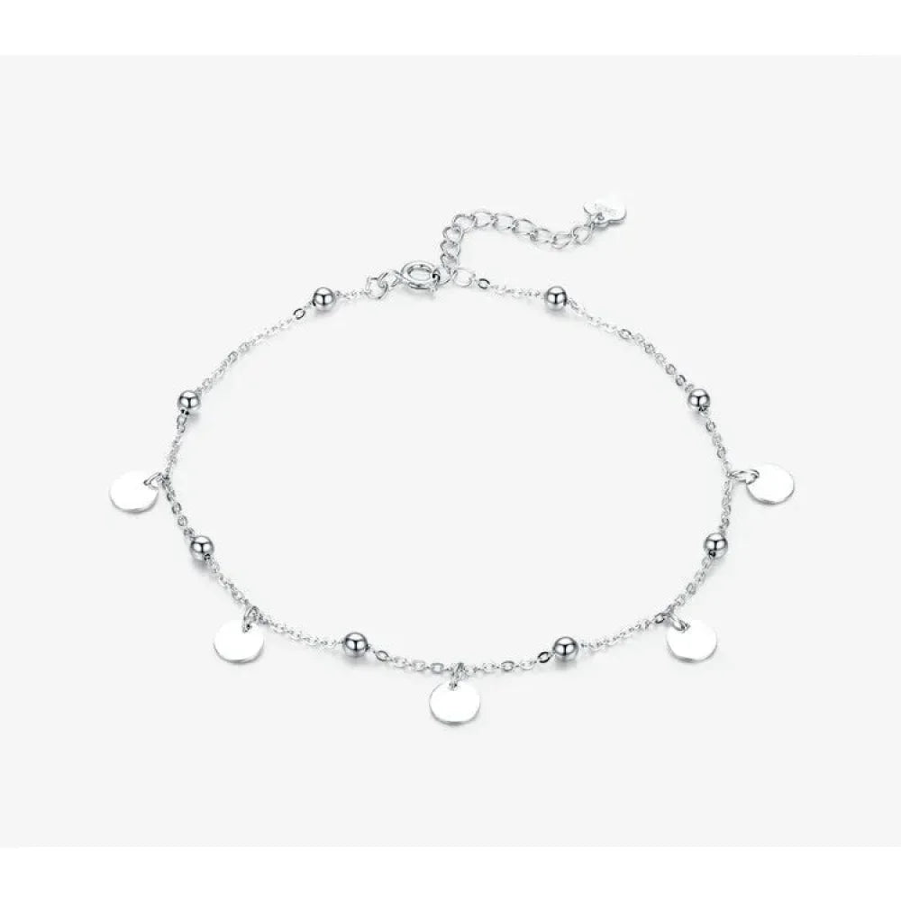 La chevillère moderne géométrique en argent sterling 925