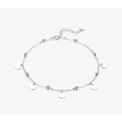 La chevillère moderne géométrique en argent sterling 925