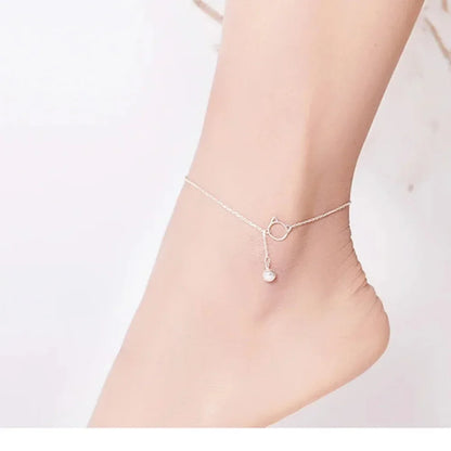 La Chevillère Chat & Clochette Fantaisie en Argent Sterling 925