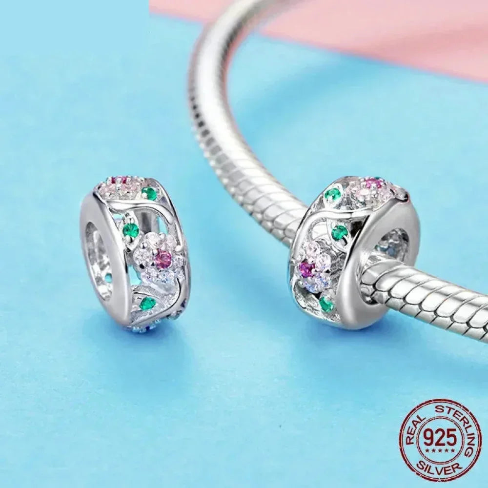 Éblouissez avec élégance grâce aux perles CZ en argent sterling 925 pour bracelets et joncs